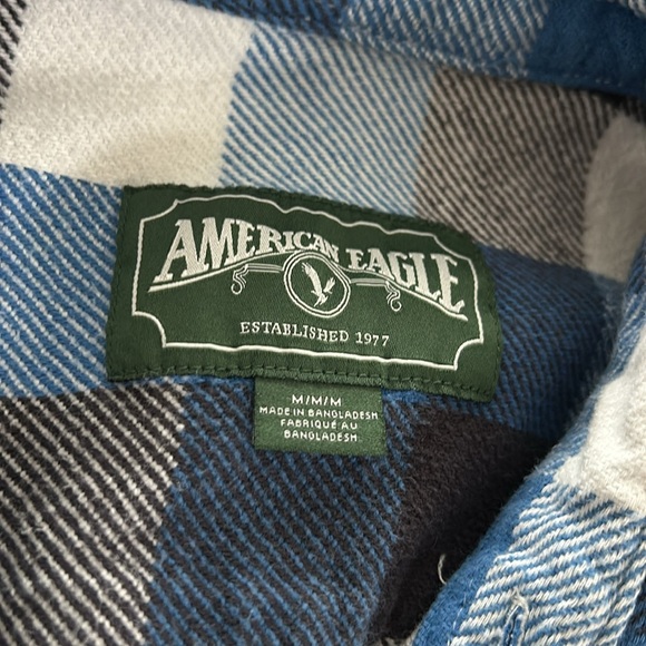 Mens AE heavy weight flannel shirt - Picture 2 of 4